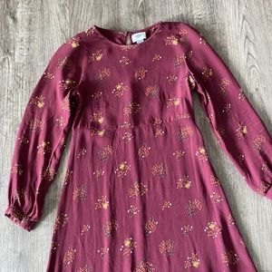EUC🌻Vintage 1970’s Old Navy Prairie Dress w/ Slip